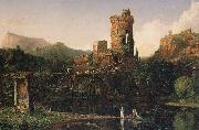 Thomas Cole Landscape Composition:Italian Scenery (mk13) Spain oil painting artist